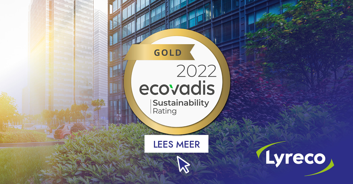 Lyreco behaalt Ecovadis Gold score Lyreco Nederland